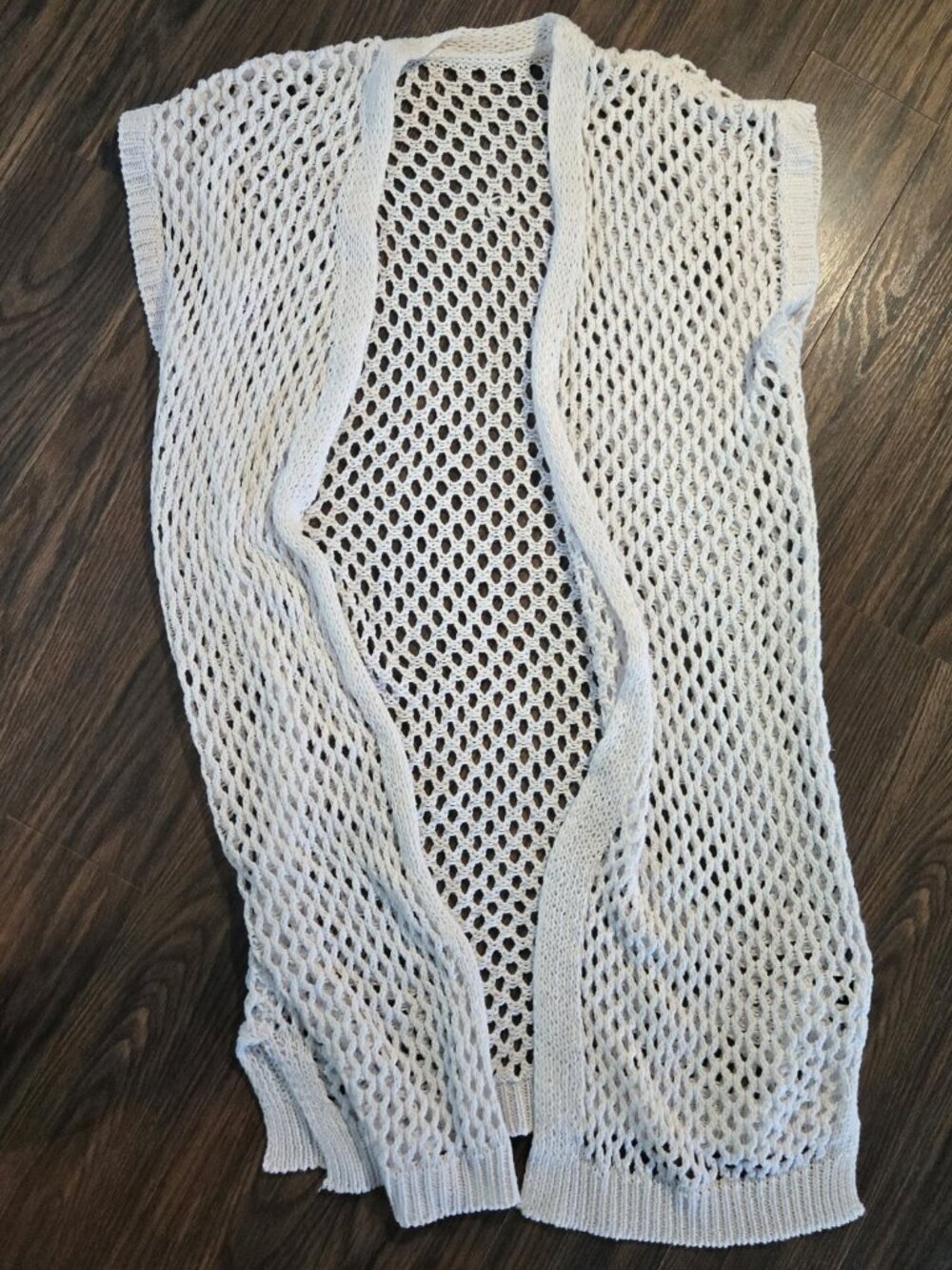 SHEIN Boho Style Open Crochet Kimono OR Swim Cover-Up SIZE S/M